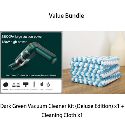 📢📢53% OFF !! ⏰ Cordless Car Vacuum – 10000Pa Suction & 4000mAh Battery 🚗