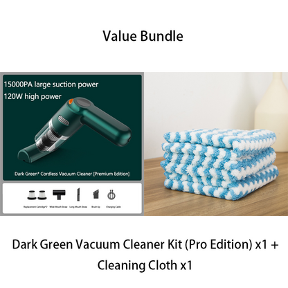 📢📢53% OFF !! ⏰ Cordless Car Vacuum – 10000Pa Suction & 4000mAh Battery 🚗