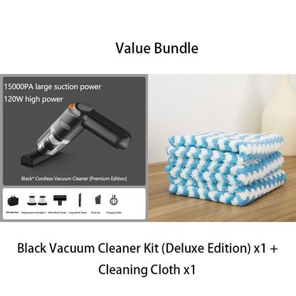 📢📢53% OFF !! ⏰ Cordless Car Vacuum – 10000Pa Suction & 4000mAh Battery 🚗