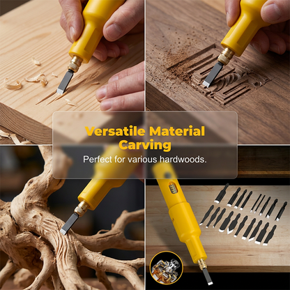 🔨All-in-One Electric Carving Tool Set+🛠️Comes with 20 Different Replaceable Carving Bits