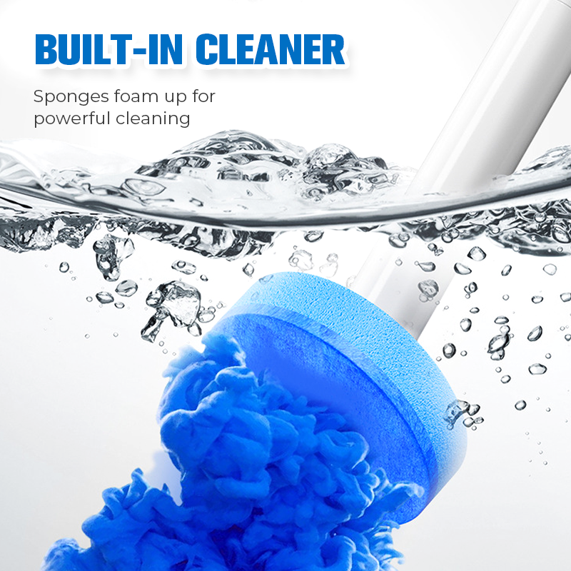 No-Touch Disposable Toilet Scrubber Set