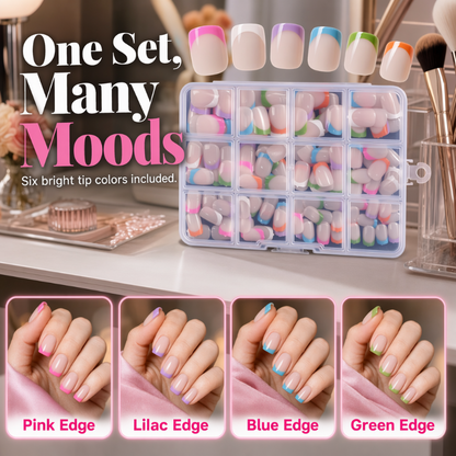 🥳2026 HOT SALE🥳💞50K+ SOLD!💅✨ Color Pop Press-On Nails