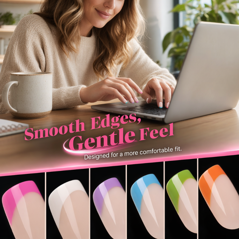 🥳2026 HOT SALE🥳💞50K+ SOLD!💅✨ Color Pop Press-On Nails