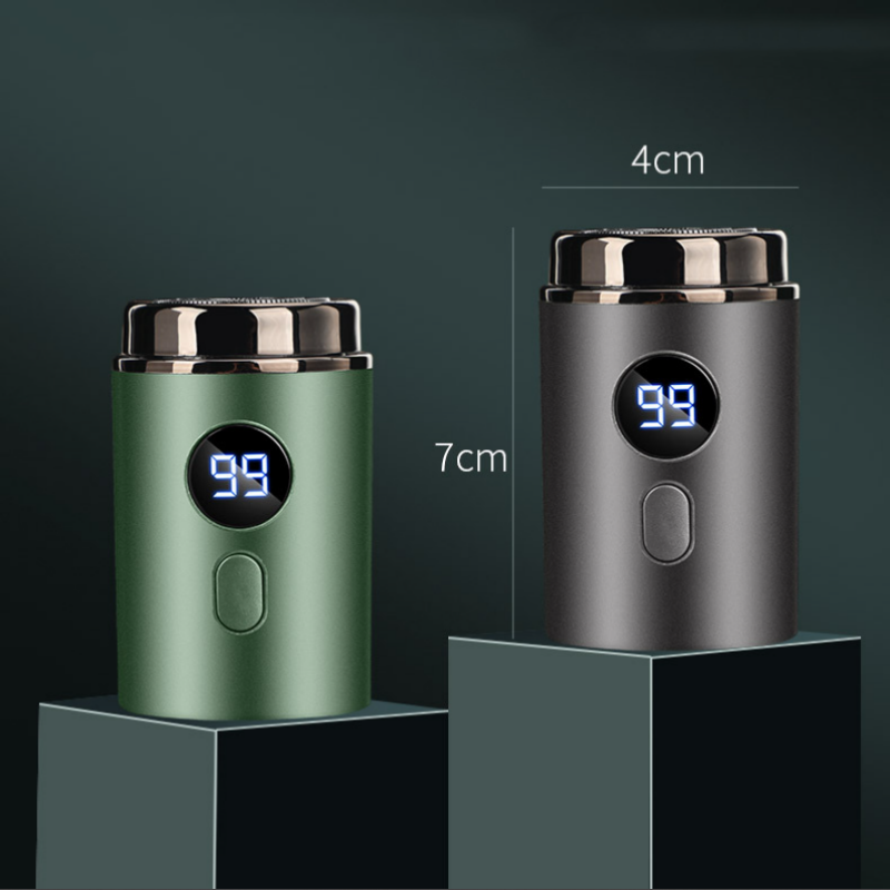 Men’s Powerful Mini Electric Shaver with Digital Display