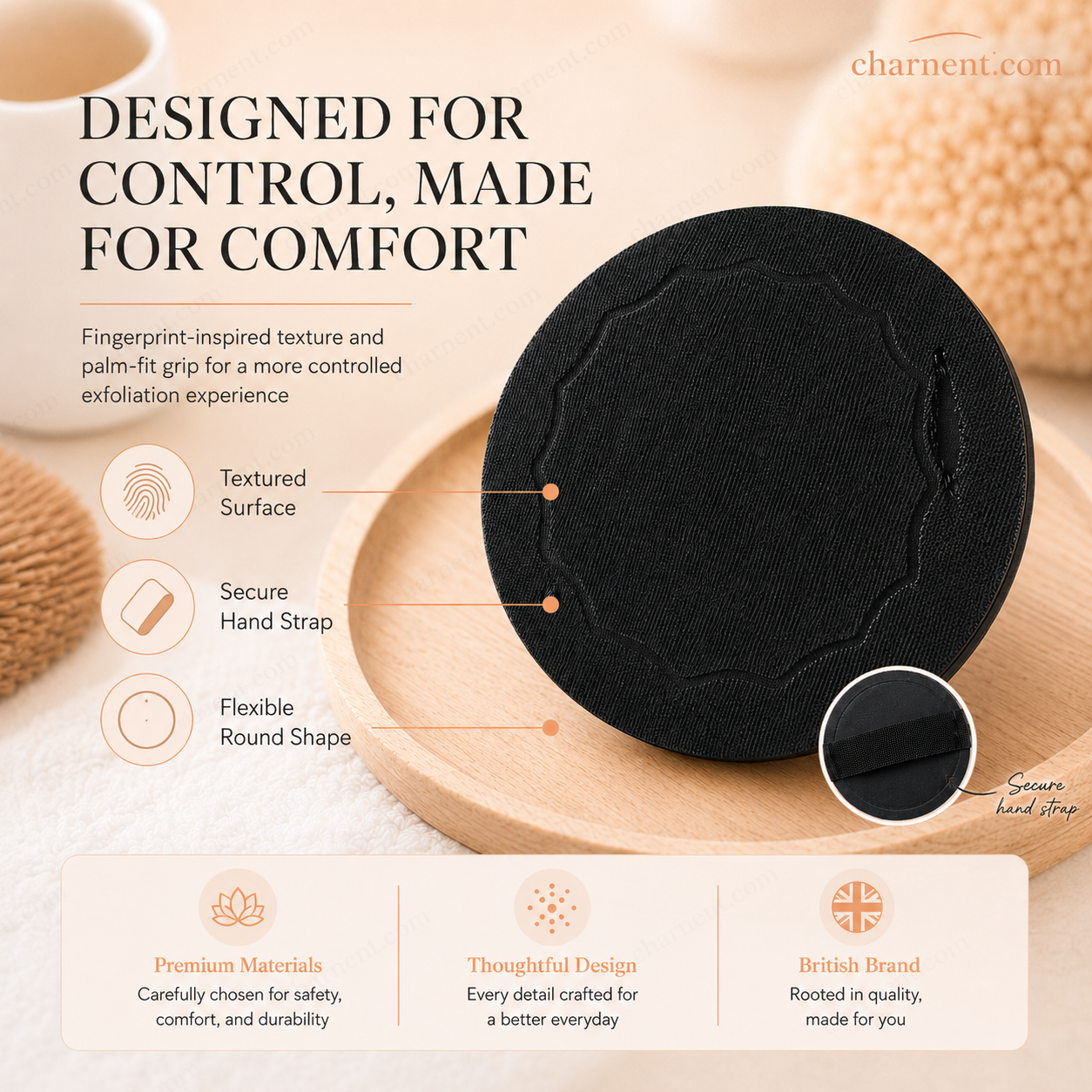 🛁 Exfoliating Scrub Bath Pad – Rubber Body Cleansing Pad For Shower