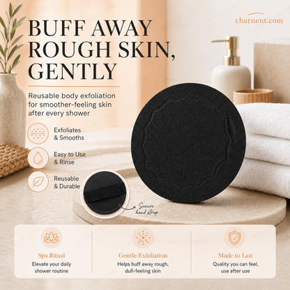 🛁 Exfoliating Scrub Bath Pad – Rubber Body Cleansing Pad For Shower