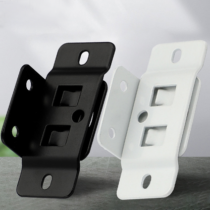 Free Mounting Screws Included  2-in-1 Locking Insert Shelf Brackets