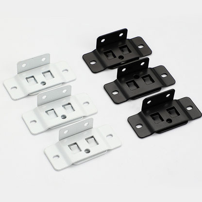 Free Mounting Screws Included  2-in-1 Locking Insert Shelf Brackets
