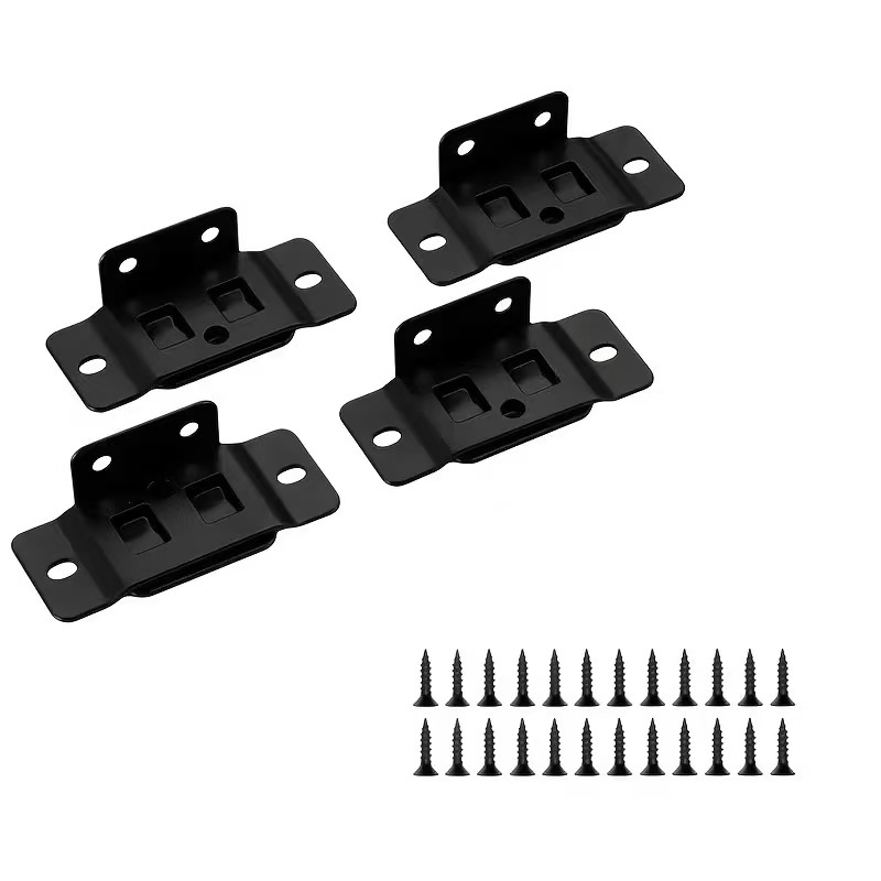 Free Mounting Screws Included  2-in-1 Locking Insert Shelf Brackets