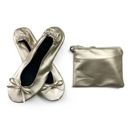 🎁Women's Elegant Foldable Ballet Flats – Lightweight & portable – Perfect for travel, office or back-up comfort – stylish and practical ✨🌸