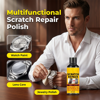 🧼Free Gift  Sponge Scrubber✨Multifunctional Scratch Repair Polish – Works on All Car Colors 🚗✨🛡️🎨