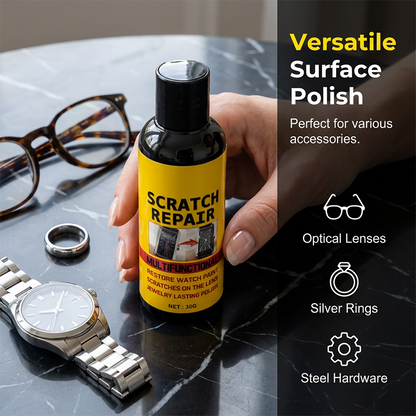 🧼Free Gift  Sponge Scrubber✨Multifunctional Scratch Repair Polish – Works on All Car Colors 🚗✨🛡️🎨