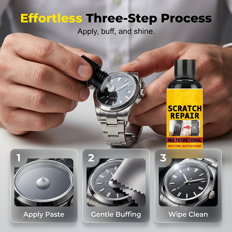 🧼Free Gift  Sponge Scrubber✨Multifunctional Scratch Repair Polish – Works on All Car Colors 🚗✨🛡️🎨