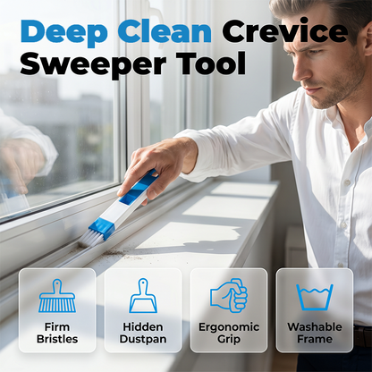 📢📢30% OFF !! ⏰2-in-1 Window Groove Cleaning Brush