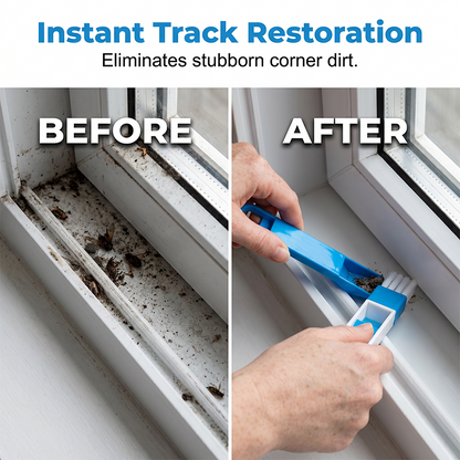 📢📢30% OFF !! ⏰2-in-1 Window Groove Cleaning Brush