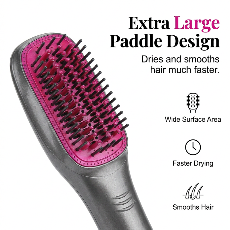 📢📢43% OFF !! ⏰Professional 3-in-1 Hot Air Brush