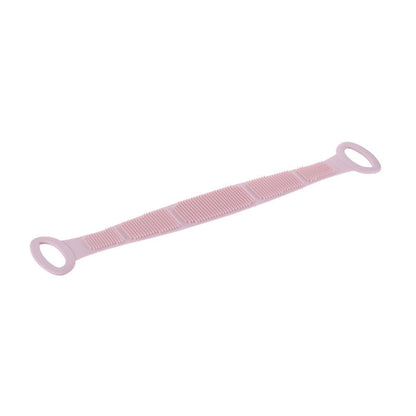 🛀 Boost bathing happiness! Skin becomes smooth and glowing! Dual-Sided Silicone Back Scrubber