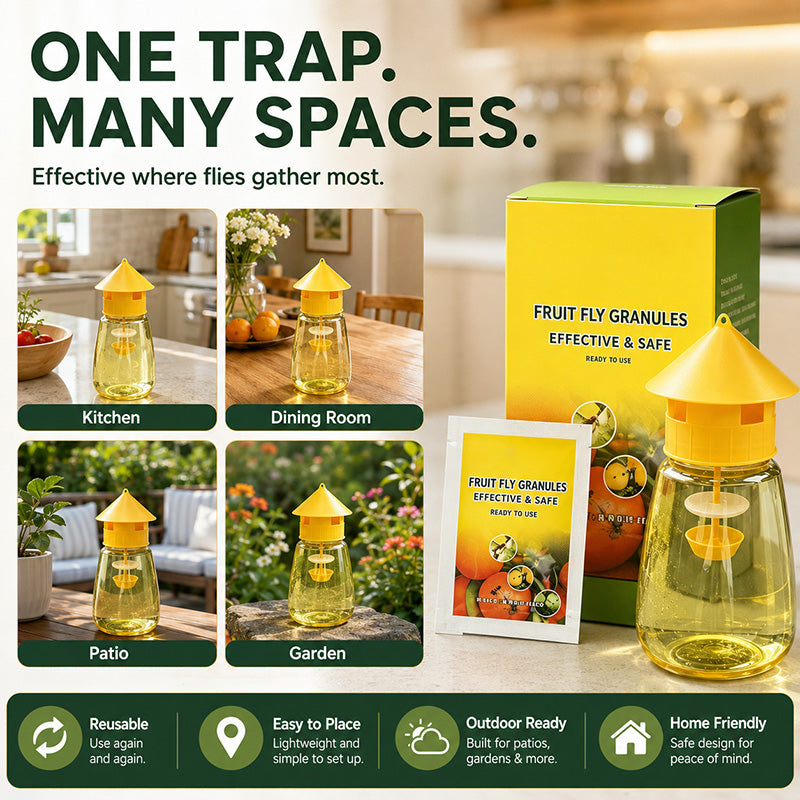 🔥 Indoor and Outdoor Hanging Fly Trap