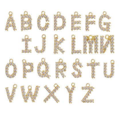 Initial Letter Design Anklet Set for Women