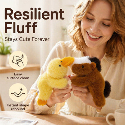 ⏳Limited-time 50% off⏰Lovely Plushie Fridge Magnet Doll🐈‍⬛🐘🐇