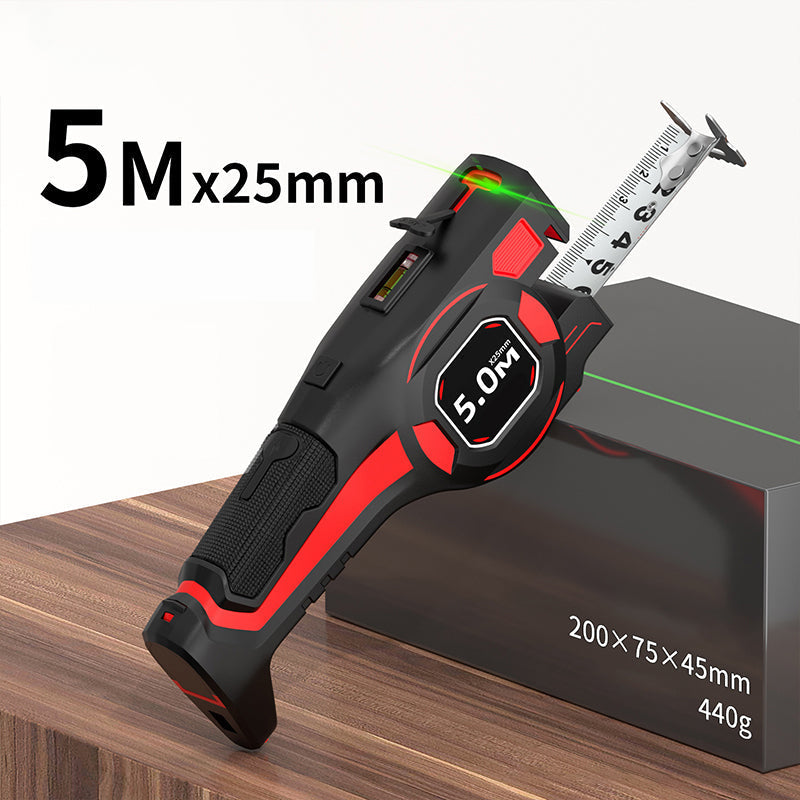 📢📢49% OFF !! ⏰2-in-1 Tape Measure with Laser Guide
