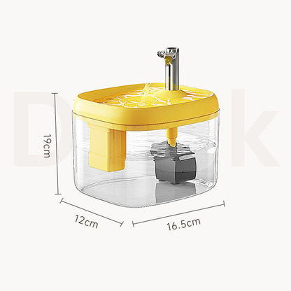 Silent pet water fountain