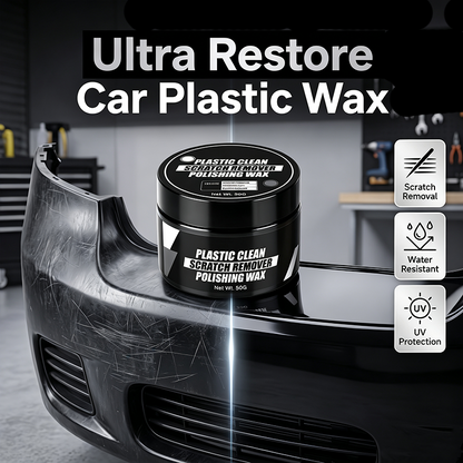 🔥🎁 New Product – 50% Off 🔥 Wax for removing and repairing scratches on automotive plastic surfaces (sponge included)