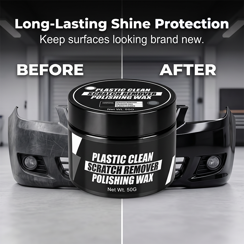 🔥🎁 New Product – 50% Off 🔥 Wax for removing and repairing scratches on automotive plastic surfaces (sponge included)