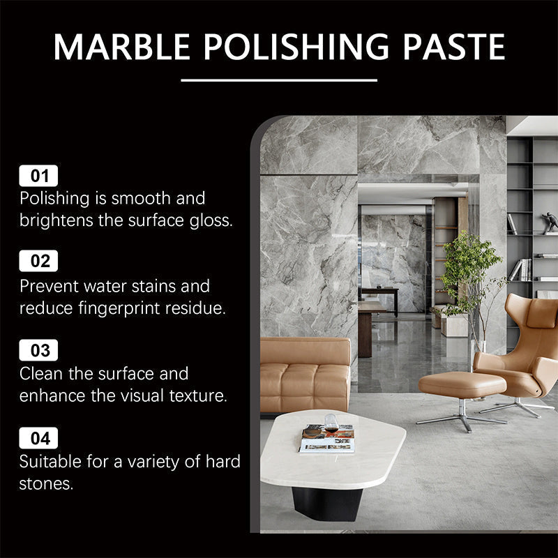 ✨Marble Polishing Paste—Removes scratches and etching marks, restoring the natural luster. The protective layer repels water and fingerprints. Professional-grade restoration that saves you a fortune!