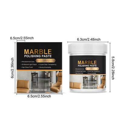 ✨Marble Polishing Paste—Removes scratches and etching marks, restoring the natural luster. The protective layer repels water and fingerprints. Professional-grade restoration that saves you a fortune!