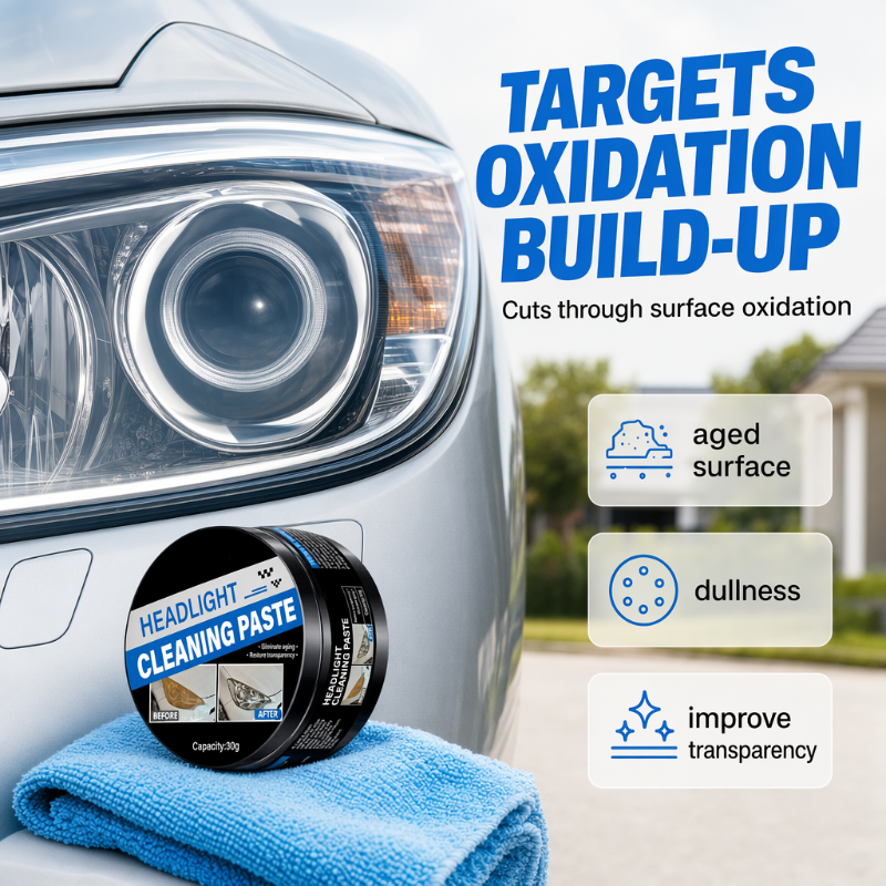 Crystal Clear Headlight Restoration Paste