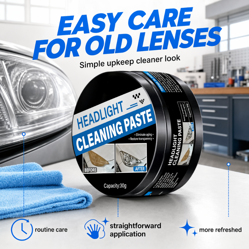 Crystal Clear Headlight Restoration Paste