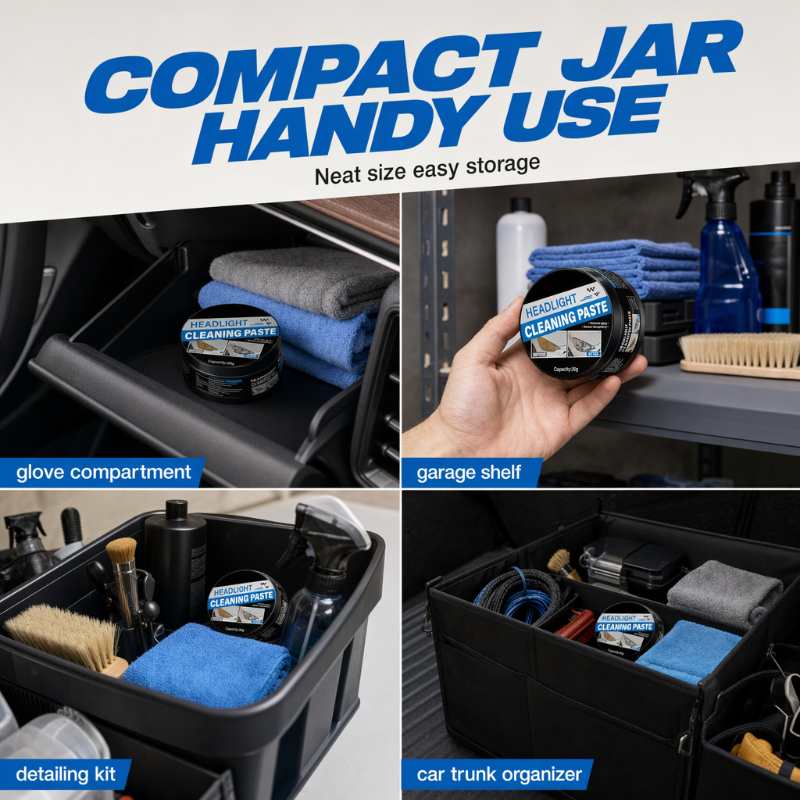 Crystal Clear Headlight Restoration Paste