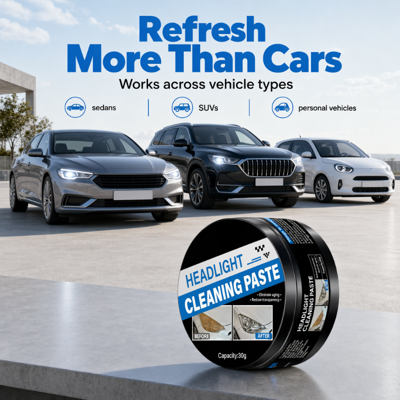 Crystal Clear Headlight Restoration Paste