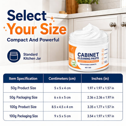 Wood Cabinet Cleaning Paste with Sponge for Furniture Renovation