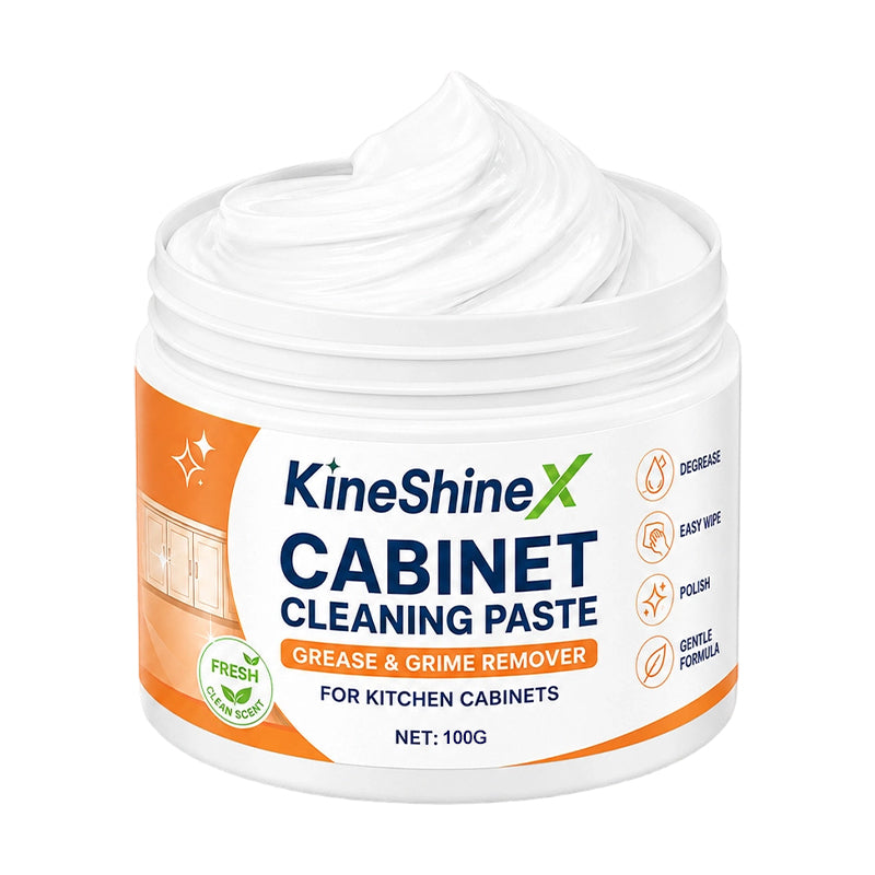 Wood Cabinet Cleaning Paste with Sponge for Furniture Renovation