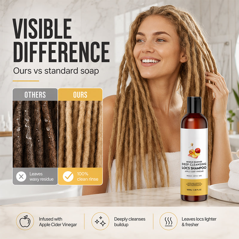 📢📢49% OFF !! ⏰Deep Cleansing Locs Shampoo Combo for Dreadlocks