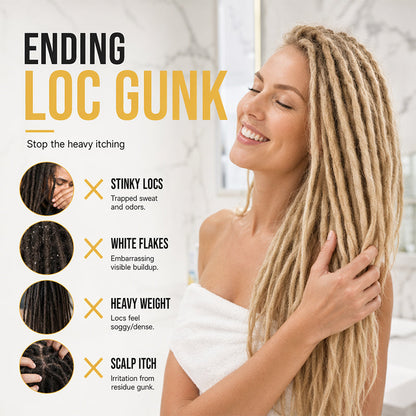 📢📢49% OFF !! ⏰Deep Cleansing Locs Shampoo Combo for Dreadlocks