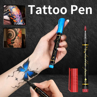 📢📢49% OFF !! ⏰10-Color Temporary Tattoo Markers Set