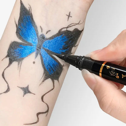 📢📢49% OFF !! ⏰10-Color Temporary Tattoo Markers Set