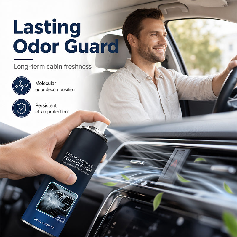 📢📢49% OFF !! ⏰Car Air Conditioner Foam Cleaner Deep Vent Odor Eliminator