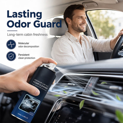 📢📢49% OFF !! ⏰Car Air Conditioner Foam Cleaner Deep Vent Odor Eliminator