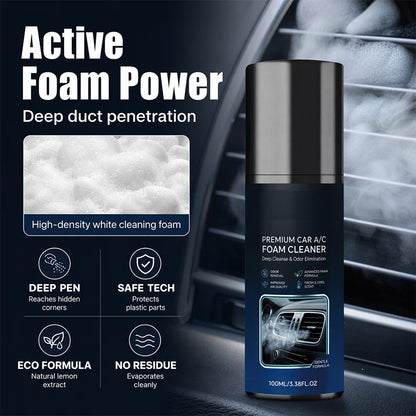 📢📢49% OFF !! ⏰Car Air Conditioner Foam Cleaner Deep Vent Odor Eliminator