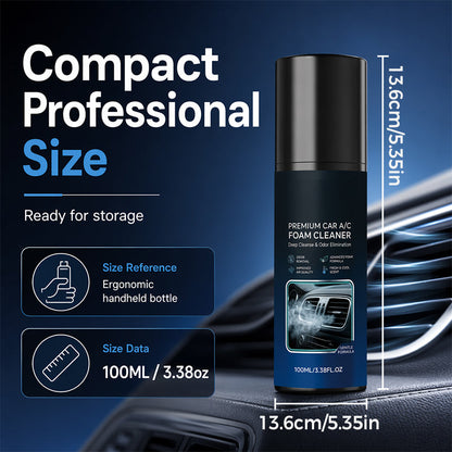 📢📢49% OFF !! ⏰Car Air Conditioner Foam Cleaner Deep Vent Odor Eliminator