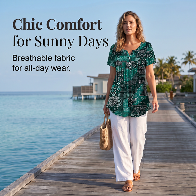 🔥Last Day 49% OFF -Women's Casual V-Neck Top