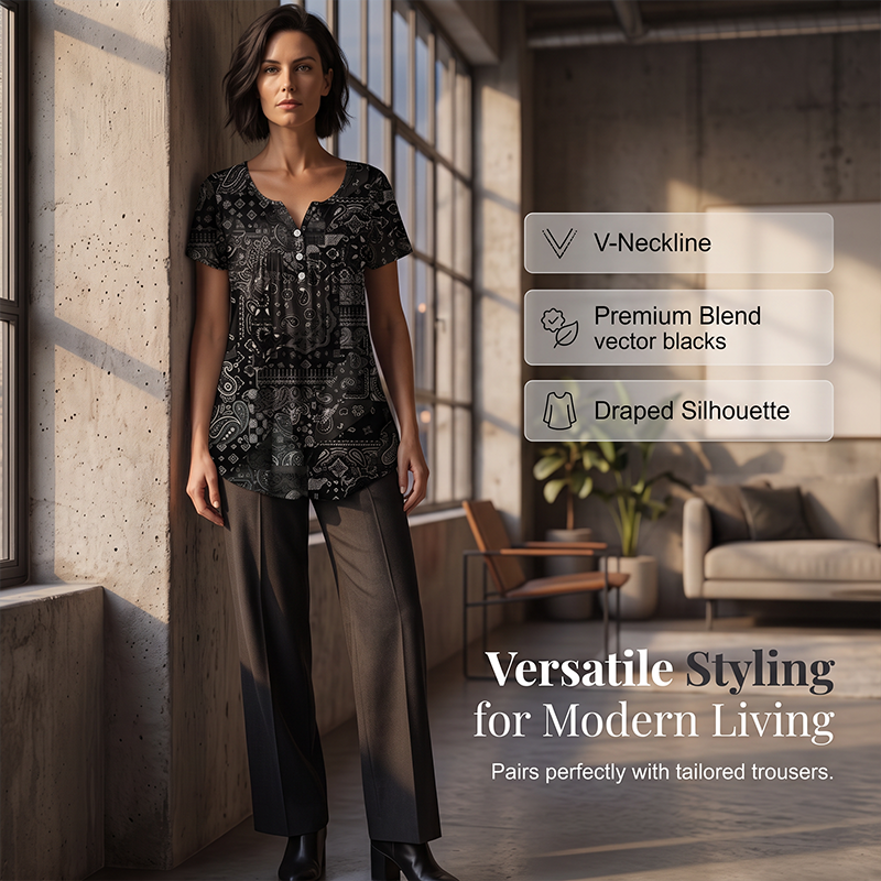 🔥Last Day 49% OFF -Women's Casual V-Neck Top