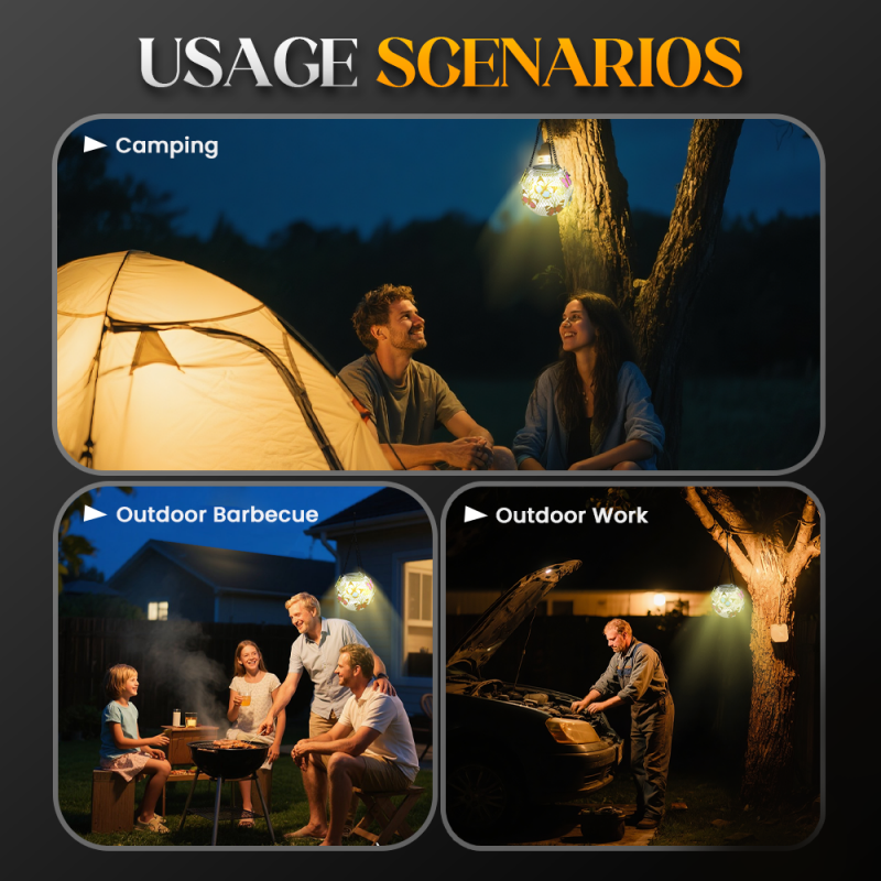 🔥Last Day 49% OFF -Iron Art Solar Hanging Light