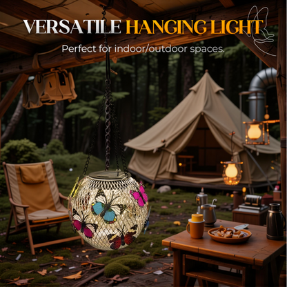 🔥Last Day 49% OFF -Iron Art Solar Hanging Light