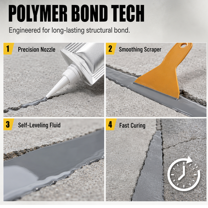 📢📢49% OFF !! ⏰🏠 Waterproof Concrete Crack Filler for Indoor & Outdoor Use
