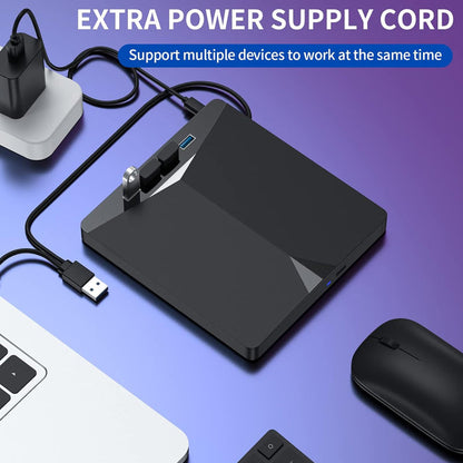 🔥Last Day 49% OFF -7-in-1 USB 3.0 Type-C External DVD Drive